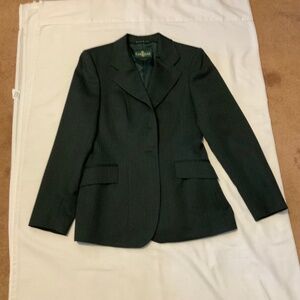 Gallant Hunt Coat Hunter Green Pin Stripe 10R 102-29